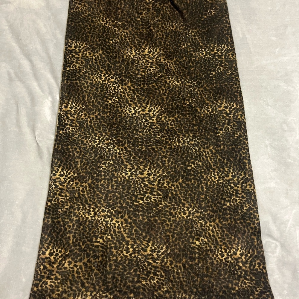 Michael Kors Leopard Print Maxi Scarf